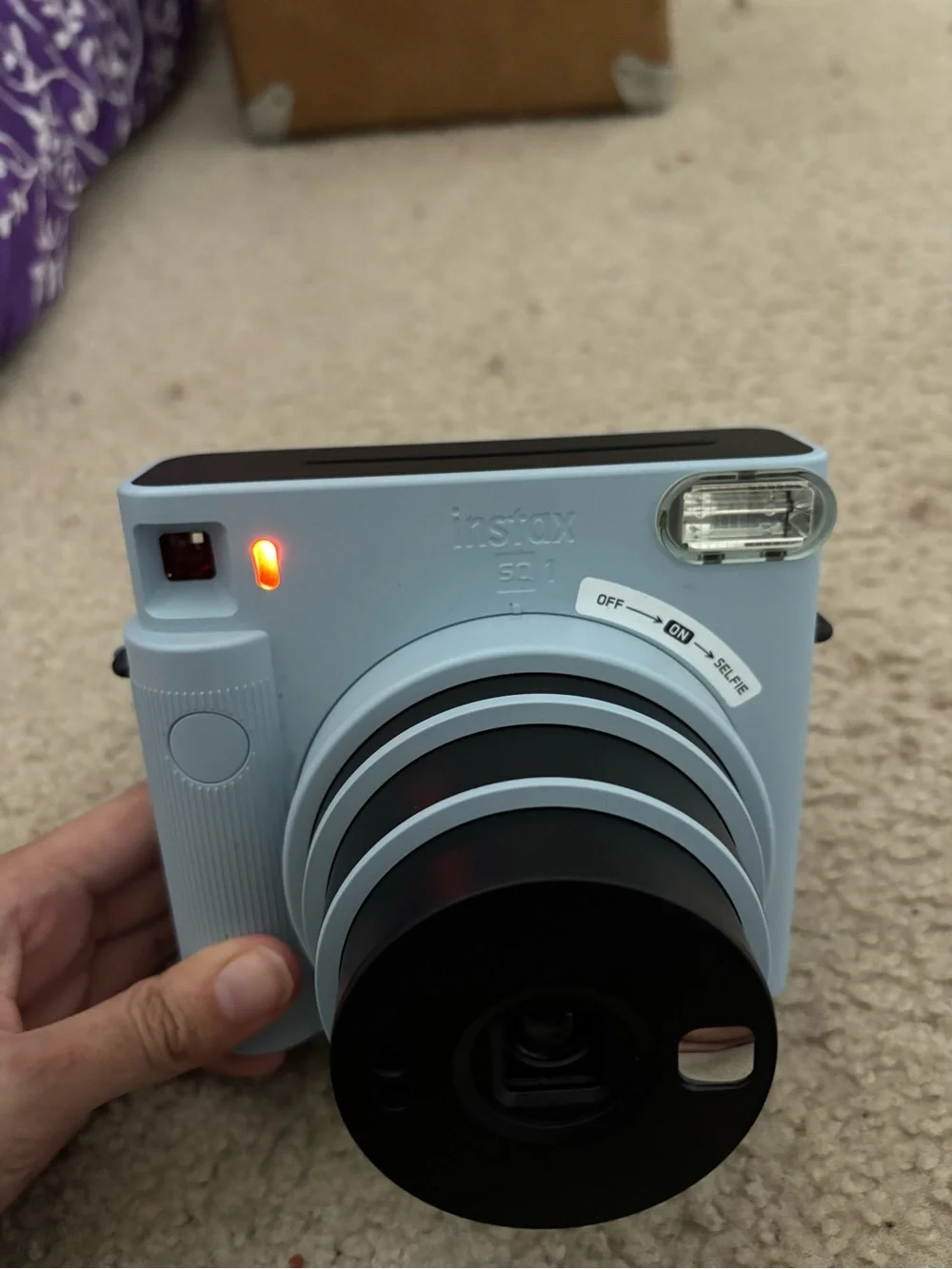 Instax SQ1 Light Blue Instant Camera